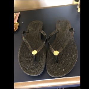 Tommy Hilfiger Black Flip Flops